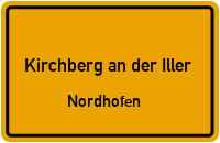 Dieselstraße in Kirchberg an der IllerNordhofen