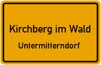 Hintberger Weg in Kirchberg im WaldUntermitterndorf