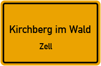 Waldweg in Kirchberg im WaldZell