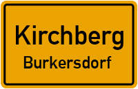 Nebenstraße in KirchbergBurkersdorf