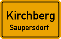 Kindergartenweg in KirchbergSaupersdorf