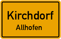 Straßen in Kirchdorf Allhofen