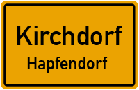 Straßen in Kirchdorf Hapfendorf