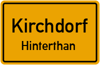 Hinterthan in KirchdorfHinterthan