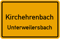 Bahnhofstraße in KirchehrenbachUnterweilersbach