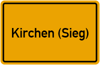 City Sign Kirchen (Sieg)