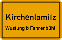 Wustung B. Fahrenbühl in KirchenlamitzWustung b Fahrenbühl