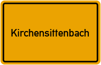 Ortsschild von Gemeinde Kirchensittenbach in Bayern