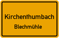 Straßenverzeichnis Kirchenthumbach Blechmühle
