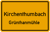 Straßenverzeichnis Kirchenthumbach Grünthanmühle