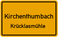 Straßenverzeichnis Kirchenthumbach Krücklasmühle