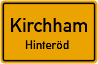Straßenverzeichnis Kirchham Hinteröd