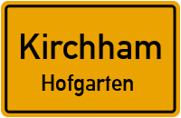 Straßen in Kirchham Hofgarten