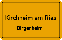 Kreuzgasse in Kirchheim am RiesDirgenheim