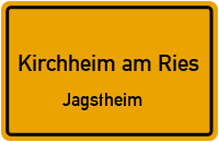 Straßen in Kirchheim am Ries Jagstheim