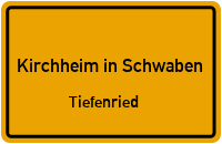 Bushaltestelle in Kirchheim in SchwabenTiefenried