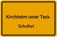 Traufweg in Kirchheim unter TeckSchafhof