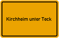 Kirchheim unter Teck in Baden-Württemberg