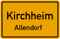 Rainstraße in KirchheimAllendorf