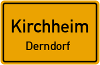 Dorfstraße in KirchheimDerndorf