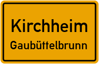 Bahnstraße in KirchheimGaubüttelbrunn