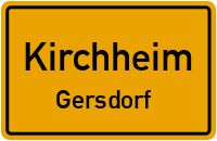 Grüner Weg in KirchheimGersdorf
