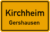 Gershäuser Straße in KirchheimGershausen