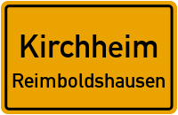 Reimboldshäuser Straße in KirchheimReimboldshausen