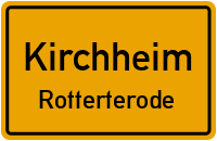 Rotterteröder Straße in KirchheimRotterterode
