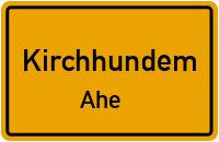 Straßenverzeichnis Kirchhundem Ahe