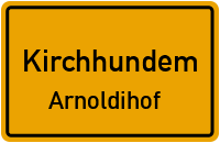 Straßenverzeichnis Kirchhundem Arnoldihof