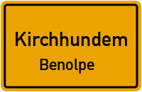 Straßenverzeichnis Kirchhundem Benolpe
