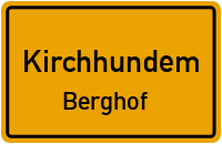 Straßenverzeichnis Kirchhundem Berghof