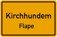 Flaper Schulweg in KirchhundemFlape