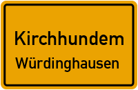 Straßenverzeichnis Kirchhundem Würdinghausen