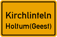 Ackerstraße in KirchlintelnHoltum(Geest)