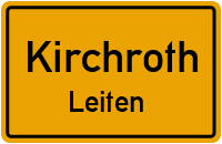Straßenverzeichnis Kirchroth Leiten
