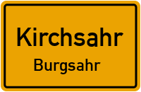Sahrstraße in KirchsahrBurgsahr