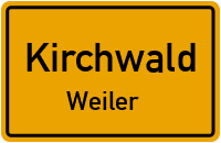 Waldstraße in KirchwaldWeiler
