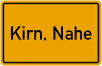 City Sign Kirn, Nahe