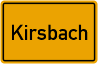 City Sign Kirsbach