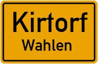 Straßenverzeichnis Kirtorf Wahlen