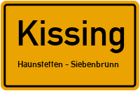 Auenstraße in KissingHaunstetten - Siebenbrunn