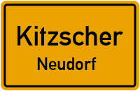 Kömmlitzer Straße in KitzscherNeudorf