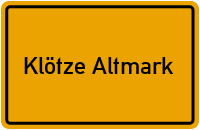 Neustädter Straße in Klötze Altmark