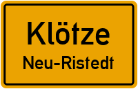 Neu-Ristedter Dorfstr. in KlötzeNeu-Ristedt