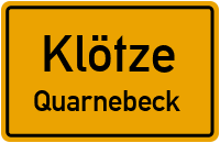 Kurze Straße in KlötzeQuarnebeck