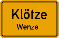 Wenzer Pflasterstr. in KlötzeWenze