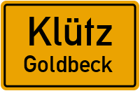 Dorfstraße Goldbeck in KlützGoldbeck