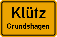 Dorfstraße Grundshagen in KlützGrundshagen